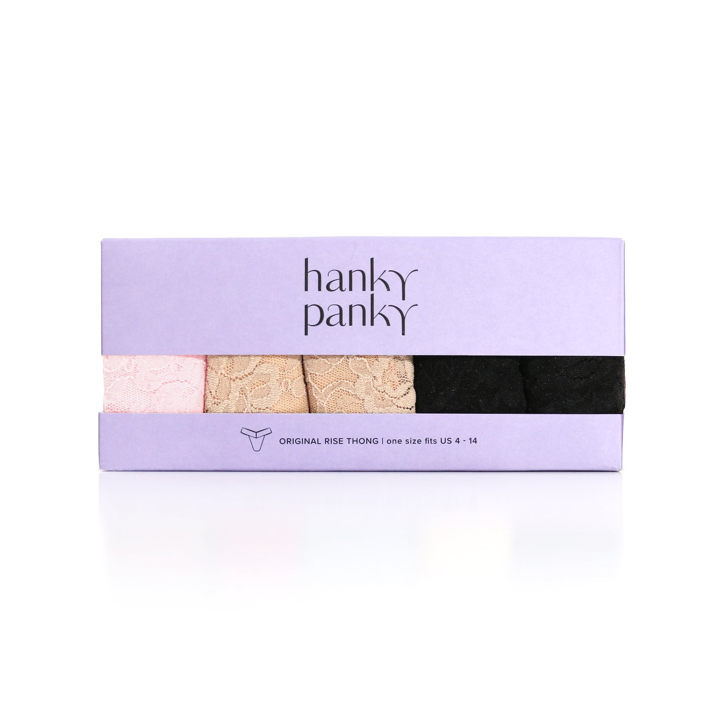 Hanky Panky 5 Pack Original Rise Signature Lace Thongs 4811FPK