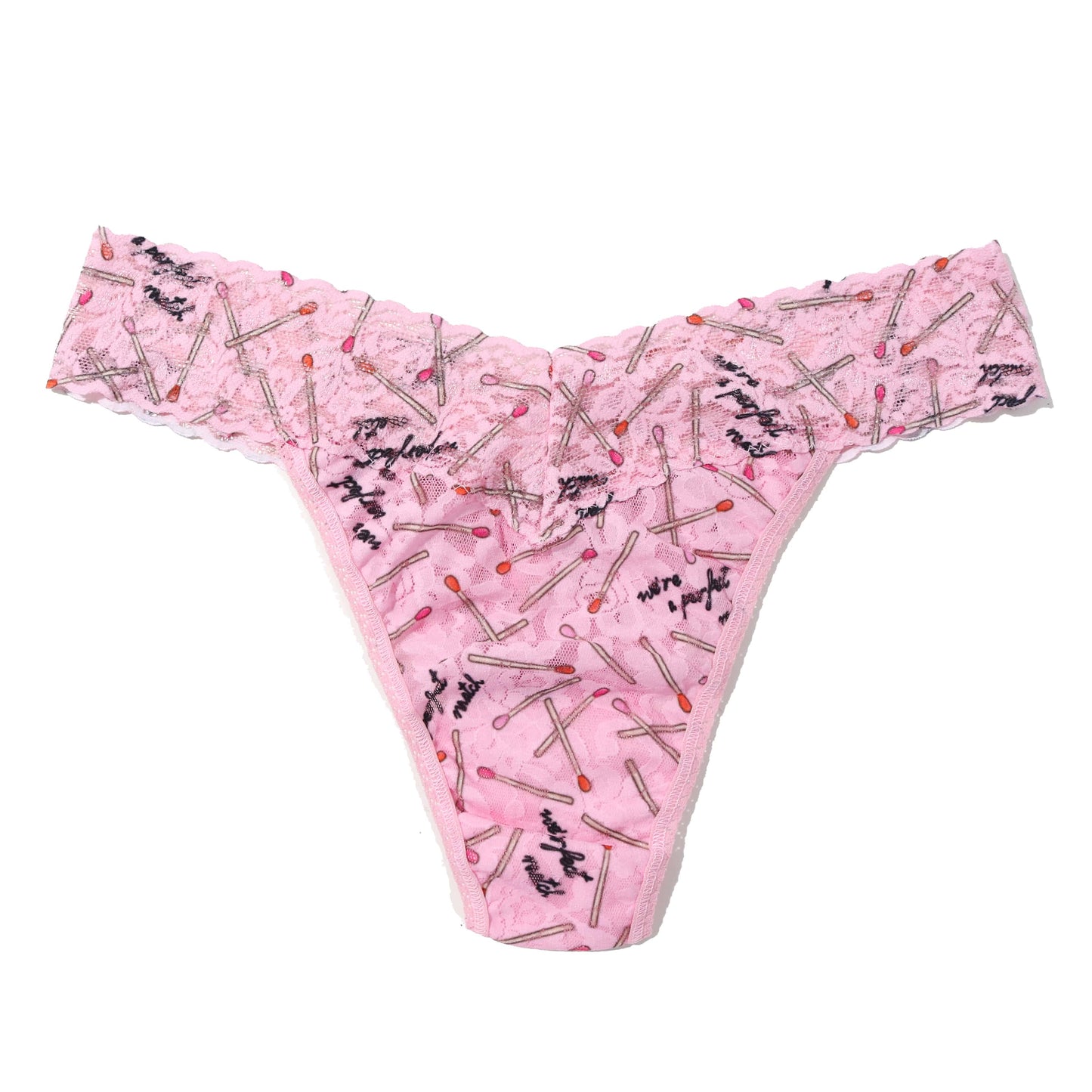 Hanky Panky Printed Signature Lace® Original Rise Thong Perfect Match PR4811 PMAP