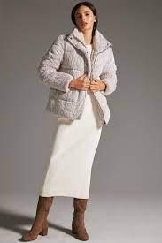 Unreal Fur Close Knit Puffer Jacket URF8310065*