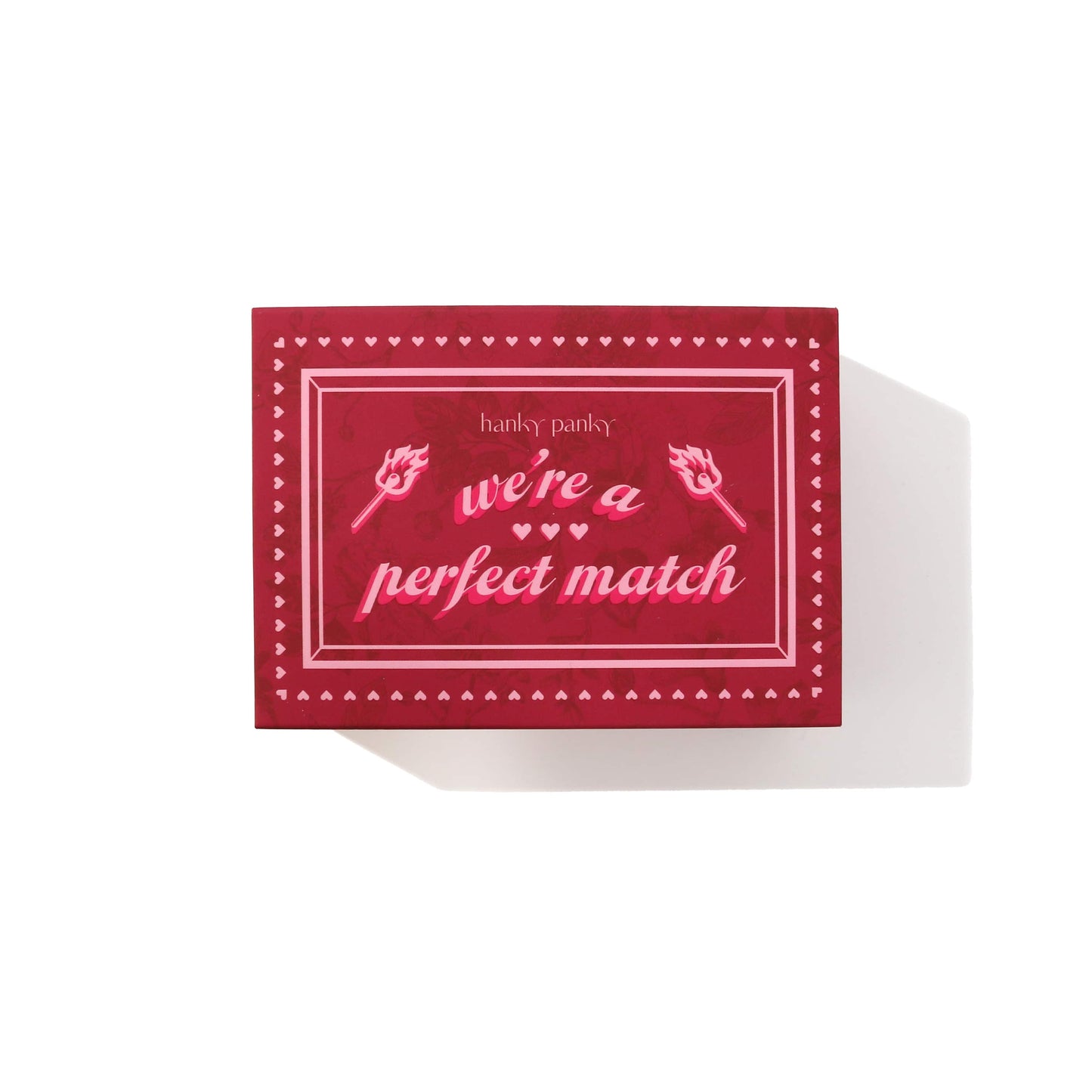 Hanky Panky 3 Pack Signature Lace® Low Rise Valentine's Day Matchbox 49MATCH3PK