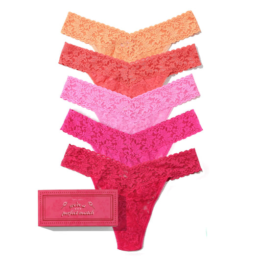 Hanky Panky 5 Pack Signature Lace Original Rise®  Matchbox 48MATCH5PK
