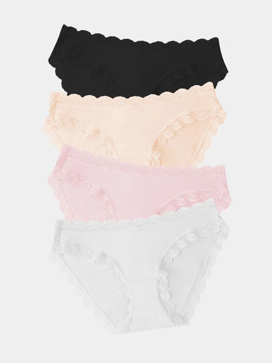 Stripe & Stare 4 Pack Knickers