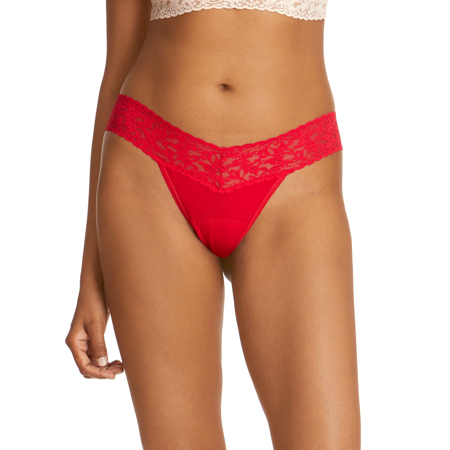 Hanky Panky Supima® Cotton Low Rise Thong 891581