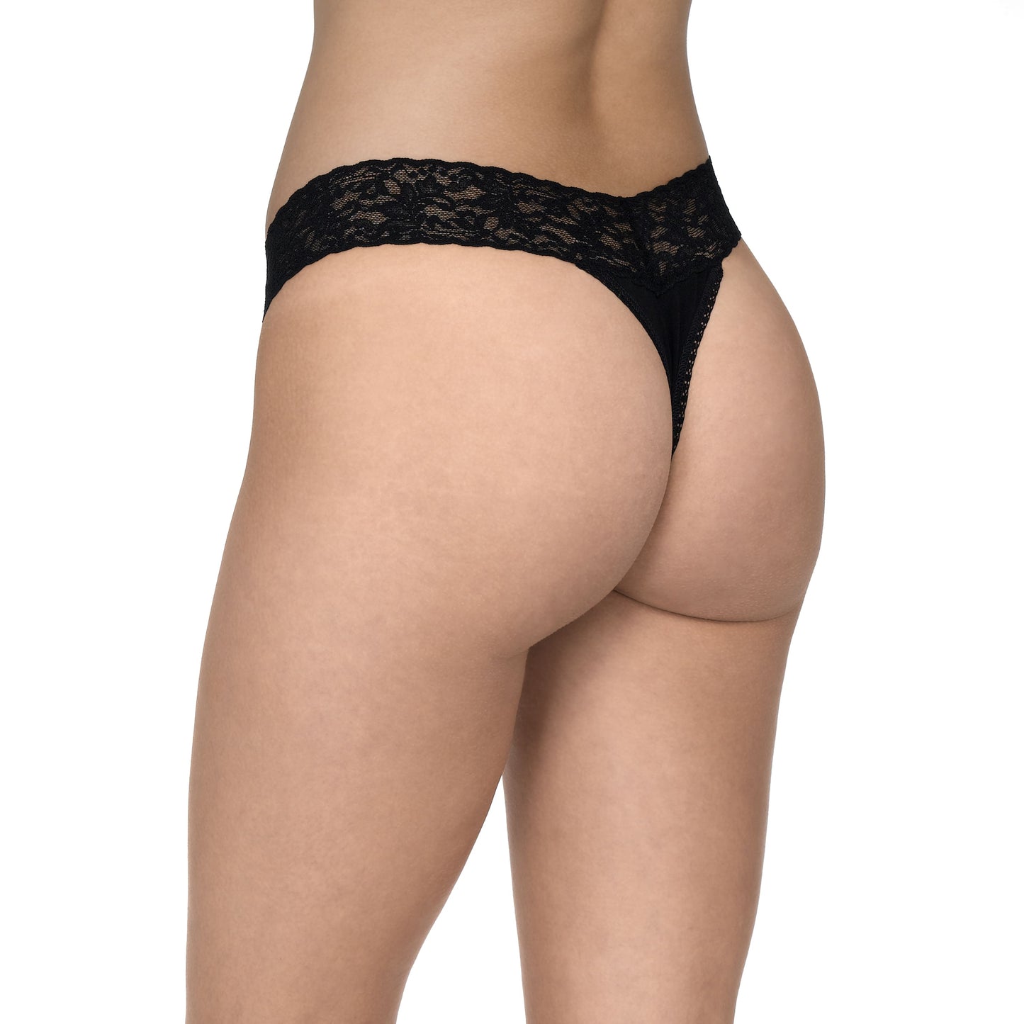 Hanky Panky Supima® Cotton Original Rise Thong 891801