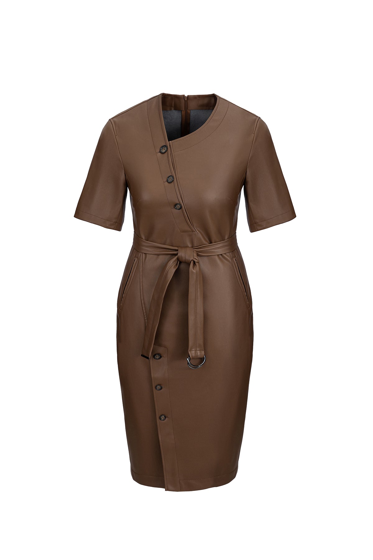Urbancode Faux Leather Dress BT19-238*