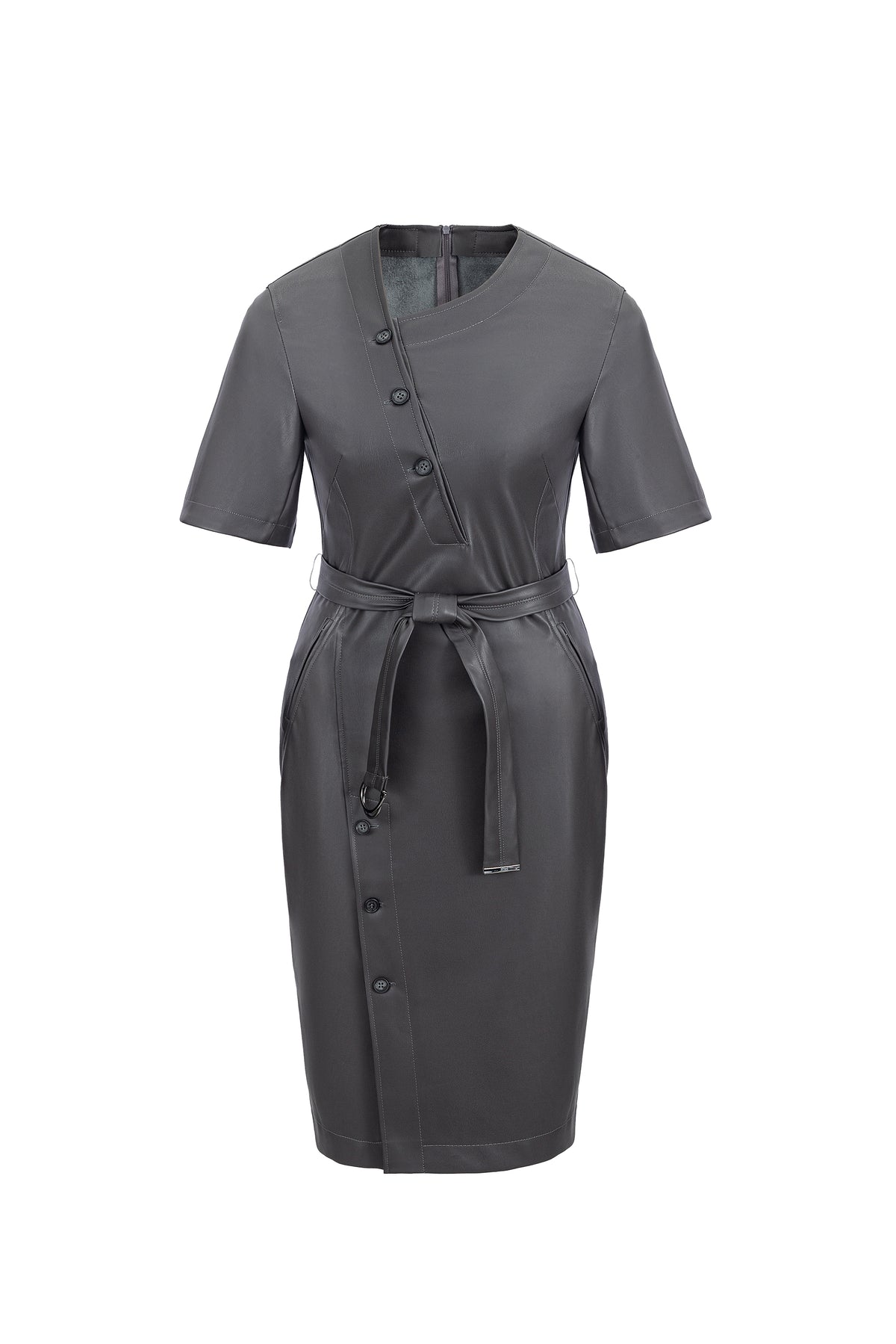 Urbancode Faux Leather Dress BT19-238*