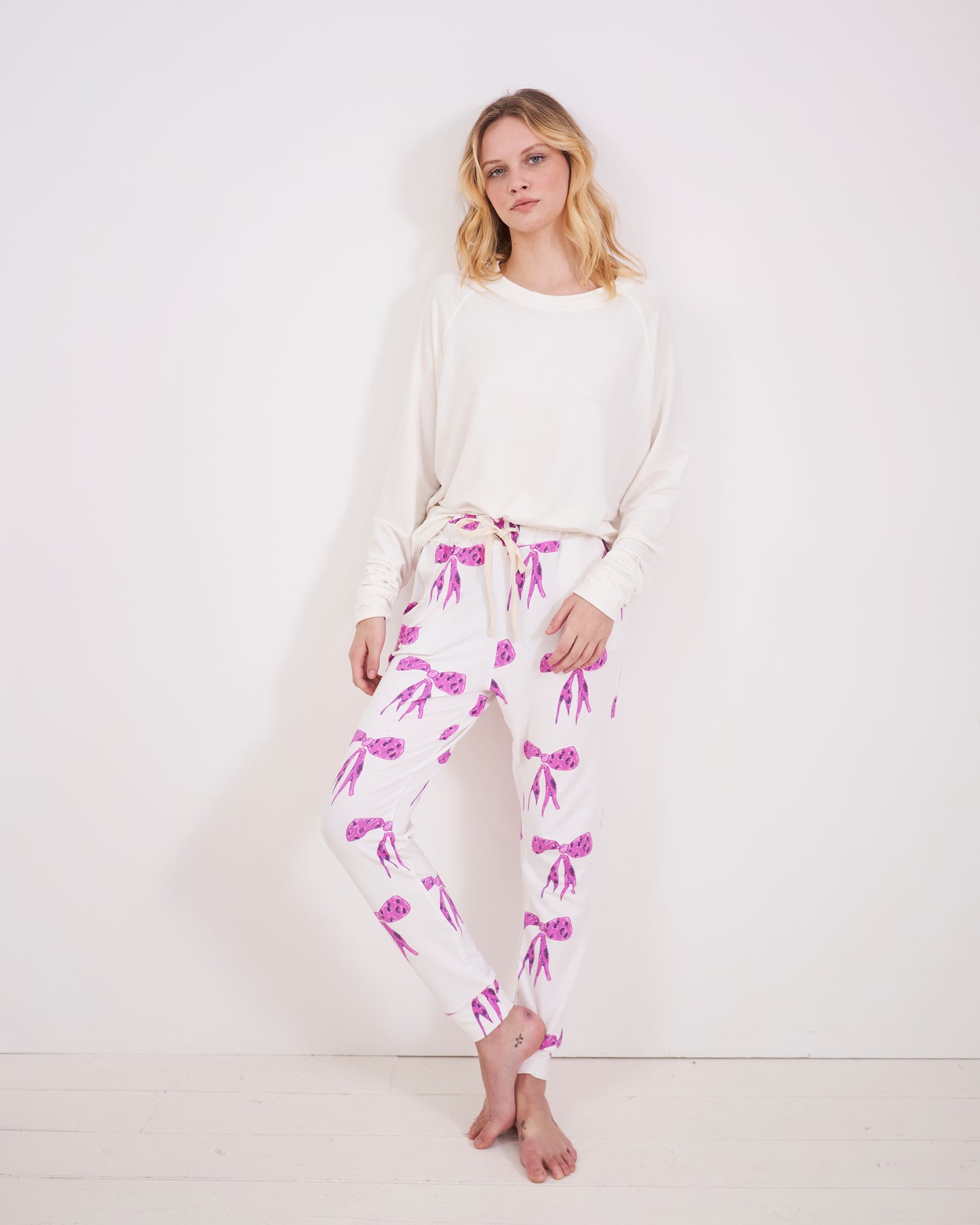 Stripe & Stare Jogger Pants