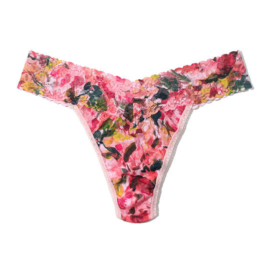 Hanky Panky Printed Signature Lace® Original Rise Thong Masterpiece PR4811 MASP