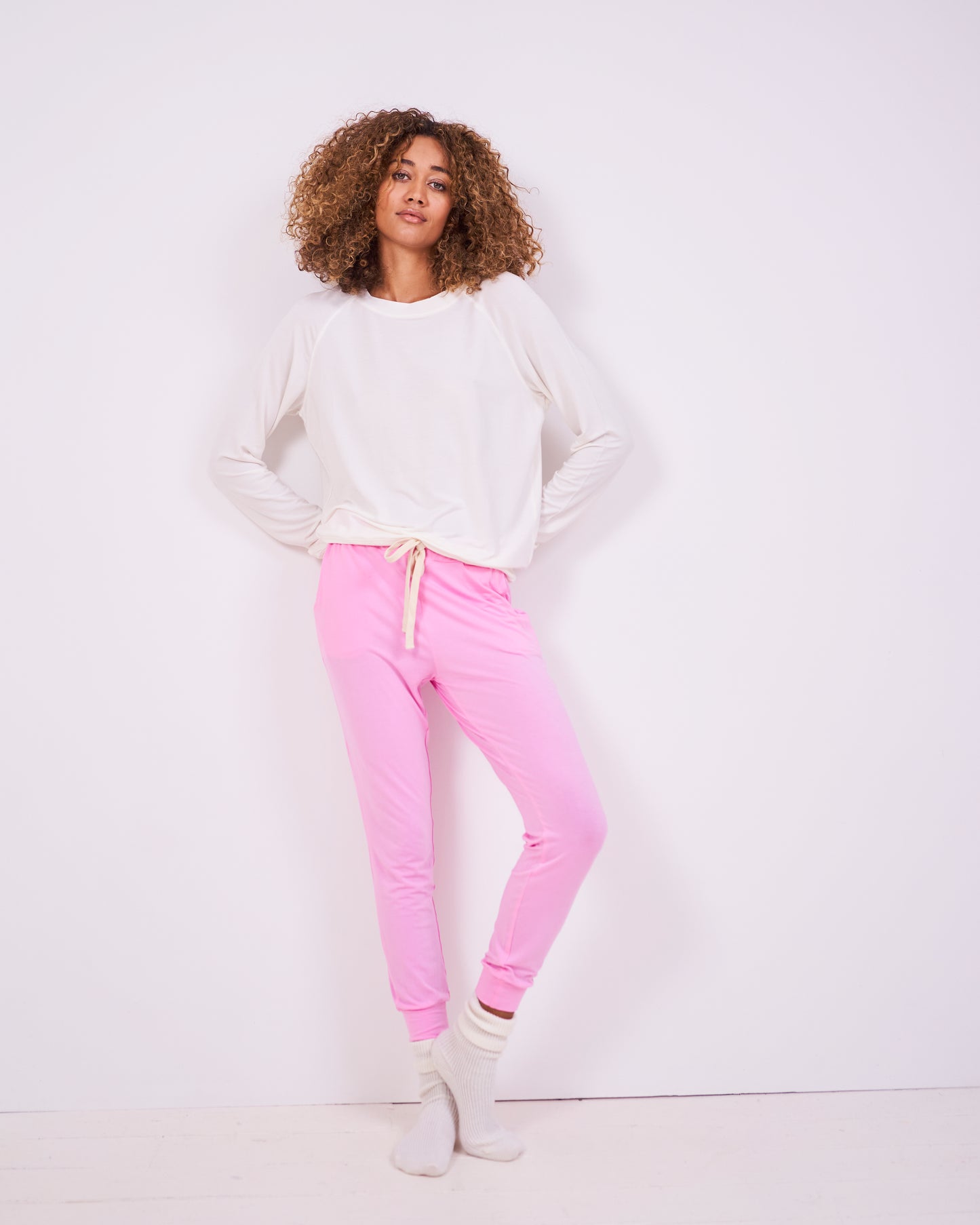 Stripe & Stare Jogger Pants