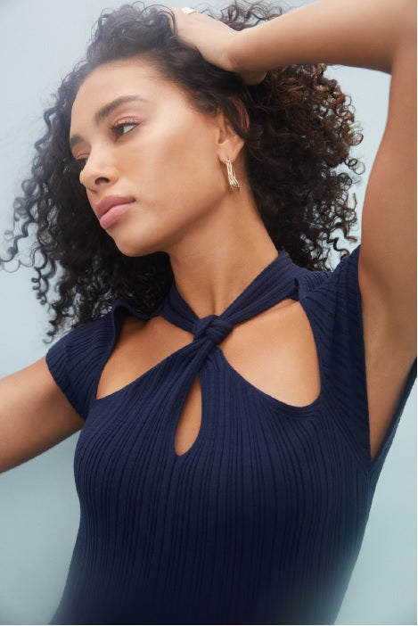 Bailey44  Chiarra Rib Knit Dress 411-U072
