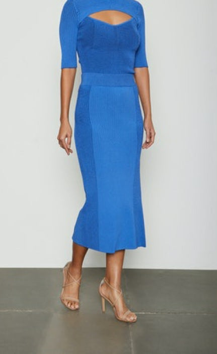 Bailey44 Eartha Rib Knit Pencil Skirt 407-S299