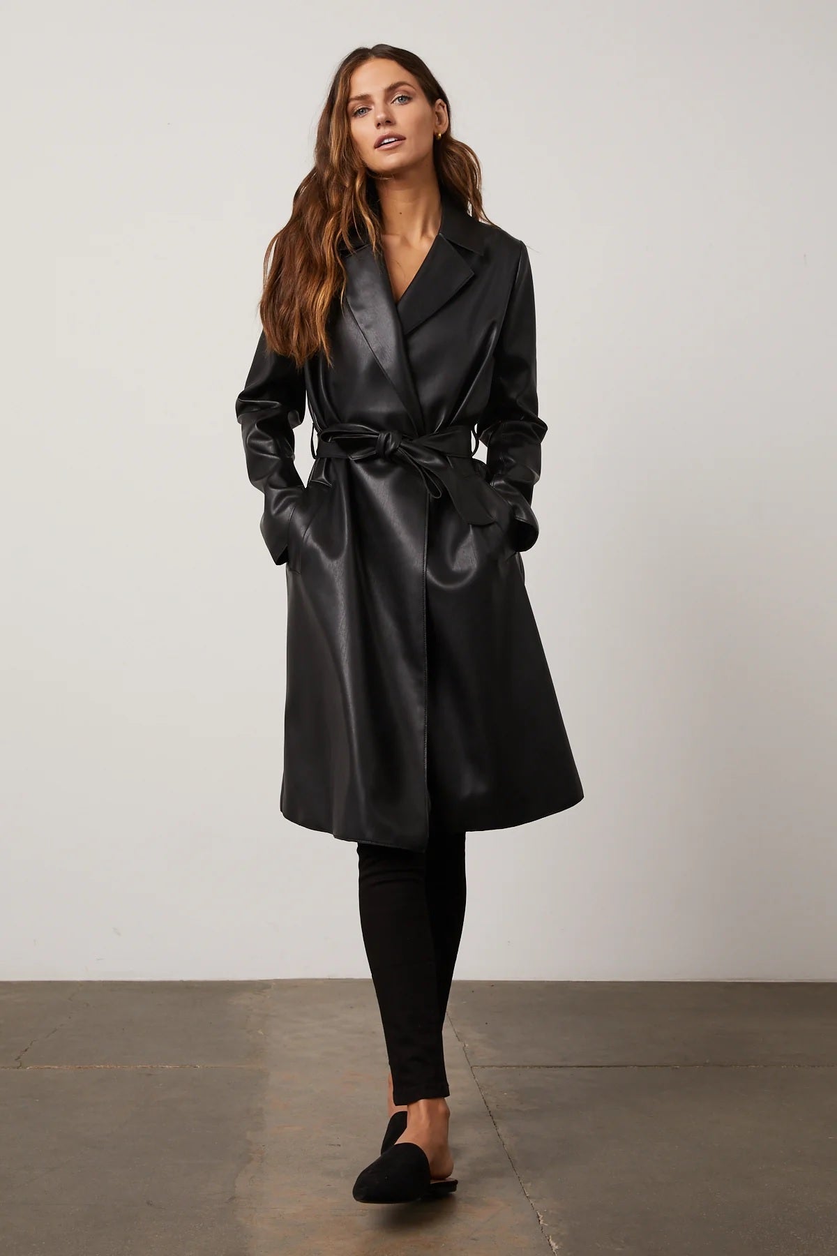 Bailey44 Freya Eco Vegan Leather Trench Coat B44-5485