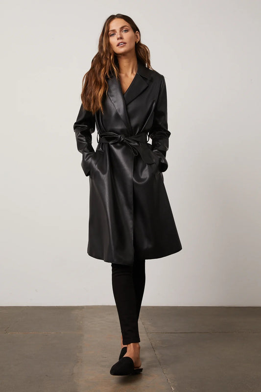 Bailey44 Freya Eco Vegan Leather Trench Coat B44-5485