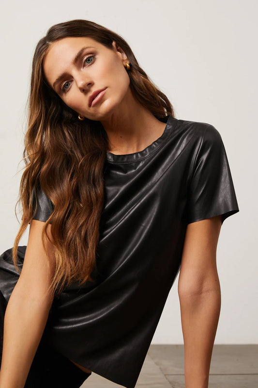 Bailey44 Haven Vegan Leather Top B44-D371