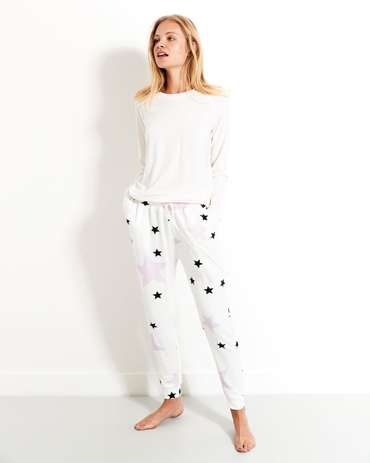 Stripe & Stare Jogger Pants