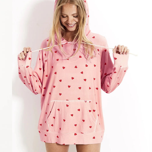 Stripe & Stare Hoodies Heart Throb